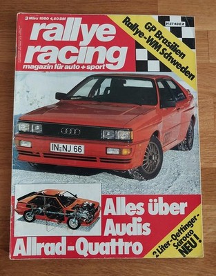 Rallye Racing 03/1980 Audi Quattro - VW Scirocco Oettinger - Toyota Corolla Lift