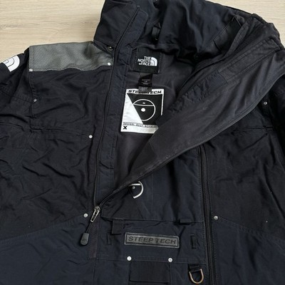 The North Face Steep Tech Jacket Mens Large Black Ski Hooded Scot
