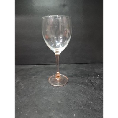 Luminarc Rose Pink Wine Glass, 12 oz Cristal d'Arque Replacement Stemware France