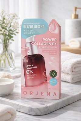 Orjena POWER COLLAGEN EX INTENSIVE SERUM ~Firming~Nourish Korea 50ml/1.69 oz NEW