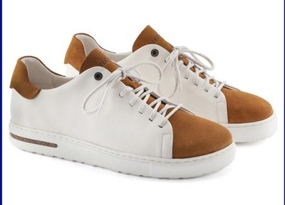 Birkenstock Bend Low Decon Pop Mink Eggshell Leather W-11-11.5 EU-42N M-9-9.5