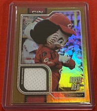 2026 Topps Series 1 Celebration Rosie Red Mascot Relic Gold Foil #'ed 18/50