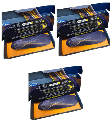 (3er Pack) Dr. Scholl s Plantarfasziitis Relief Einlegesohlen Herren 8,5 9 / ...