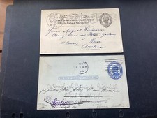ICOLLECTZONE US UX12 &UX22 International to Austria  Card Lot used  (B400-175)