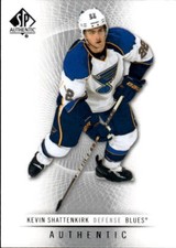 2012-13 SP Authentic Kevin Shattenkirk #116 St. Louis Blues