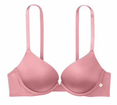 38C Rose Dusk Mauve Pink Extreme Lift Victorias Secret Plunge