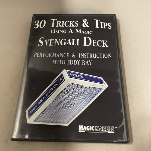 30 Tricks & Tips Using a Magic Svengali Deck DVD Eddy Ray Magic Makers