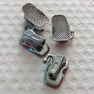 AZDENT Orthodontic Buccal Tube - Bondable Non-Convertible 1st Molar - Roth 0.022, Upper & Lower