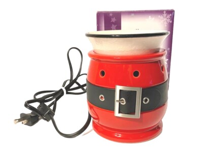 Scentsy Santa Belt Jolly Holiday Collection Retired Full Size Candle Warmer