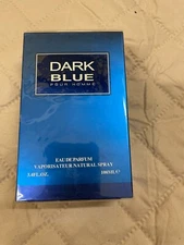 Dark Blue by Lovali Collection 3.4oz Eau De Toilette Men New Sealed Box