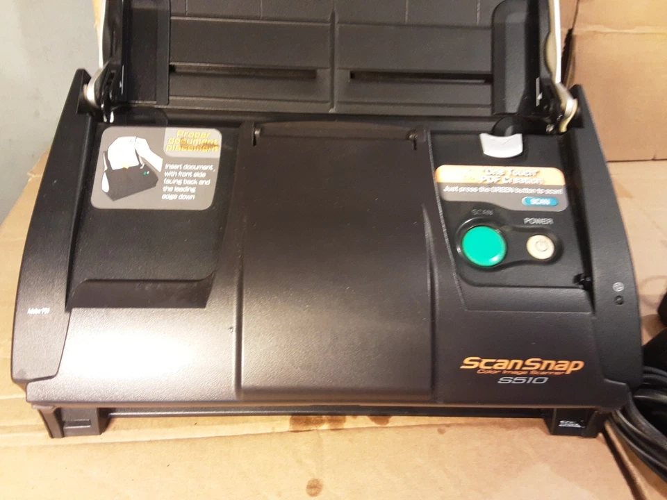 Fujitsu ScanSnap S510 Double-Sided Compact Scanner WITH POWER SUPPLY - Image 2 of 4