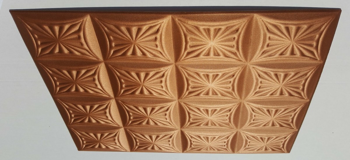 Ceiling Tiles, Glue Up 20" X 20", Styrofoam, KARAGANDA