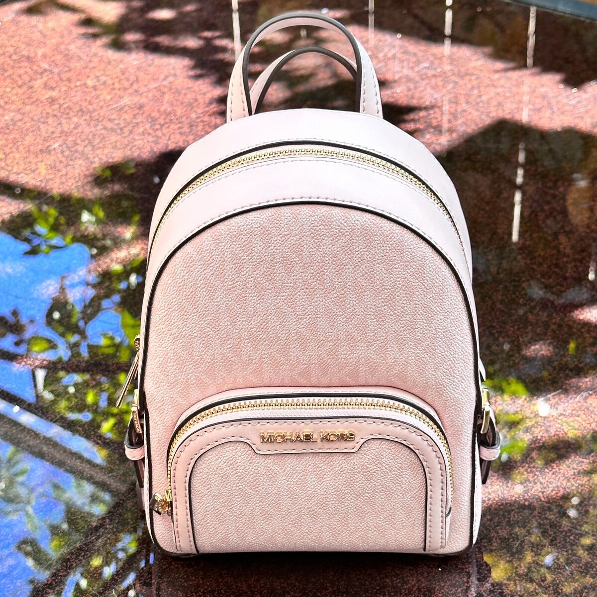 Michael Kors, Bags, Small Light Pink Michael Kors Backpack