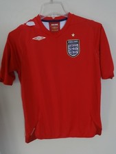 Vintage Umbro England National Team Futbol Soccer Jersey youth XX-Large