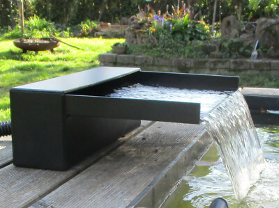 WASSERFALL für Teich/Bachlauf 50cm , Lippe 25cm , Anschluss 32mm eBay