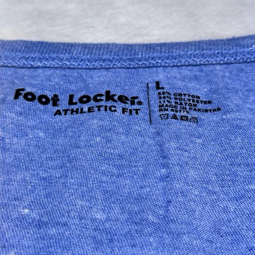 Foot Locker Shirt Mens Large L Blue Tank Top Athletic Workout - Picture 5 of 10