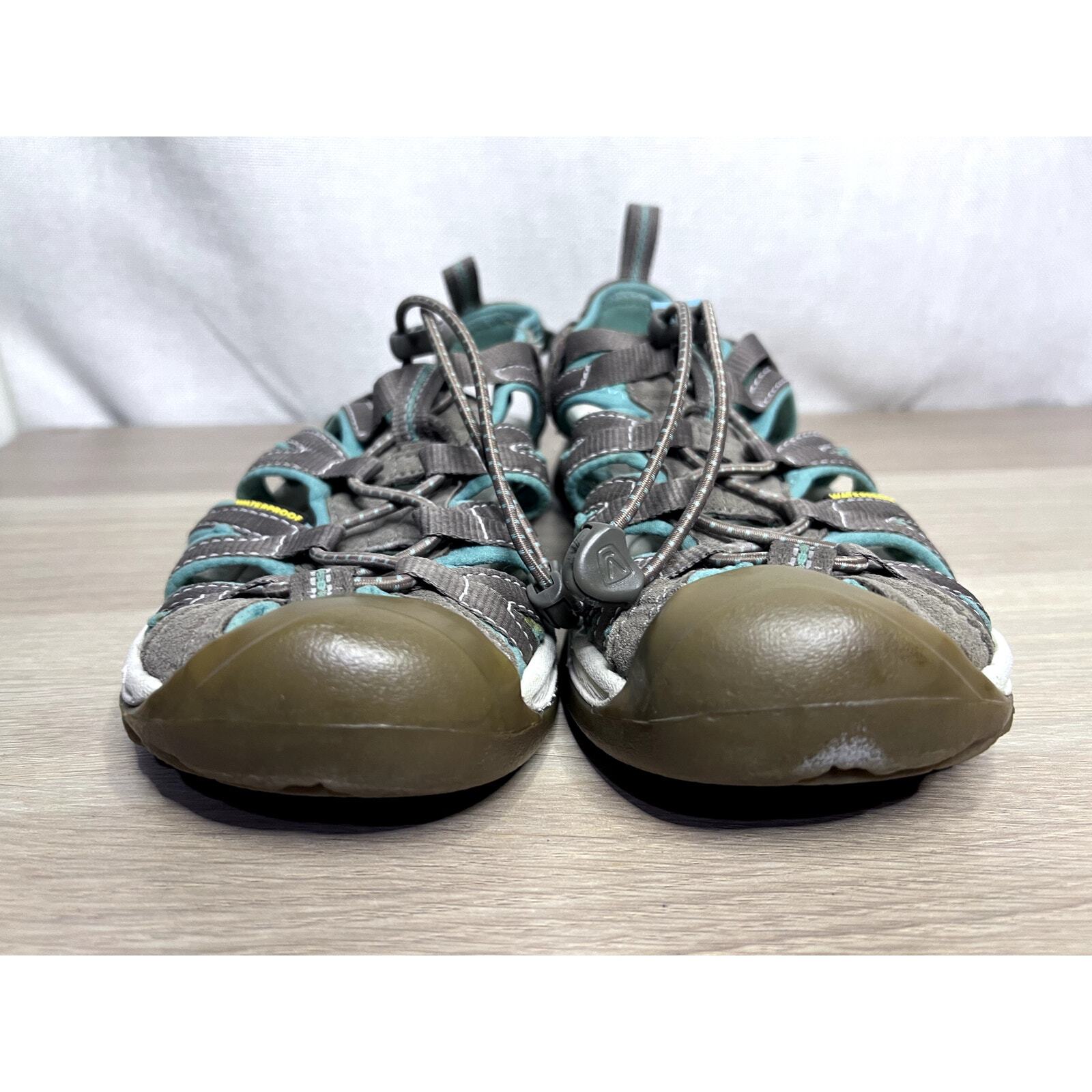 Keen Whisper sandalo da trekking grigio acqua blu Gorpcore scarpe outdoor