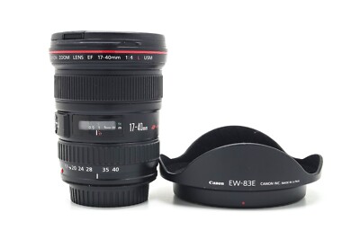 Canon EF 17-40mm f/4L USM Lens for EF Mount Camera Body | eBay