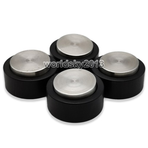 4 piezas Altavoz de acero inoxidable 23 mm Choque Pico Soporte Aislamiento Pies Base Almohadilla - Imagen 7 de 11