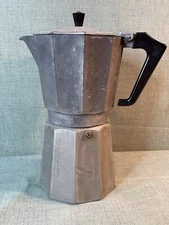 Vintage - Per Alimenti Etti Made in Italy Aluminum Metal Coffee Tea Maker Pot