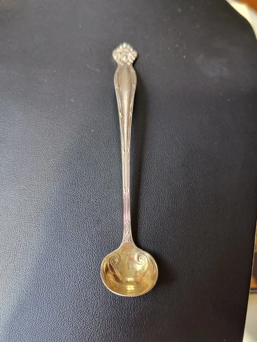 Antique 1894 Sterling Silver Mustard Ladle Spoon TOWLE Empire Pattern