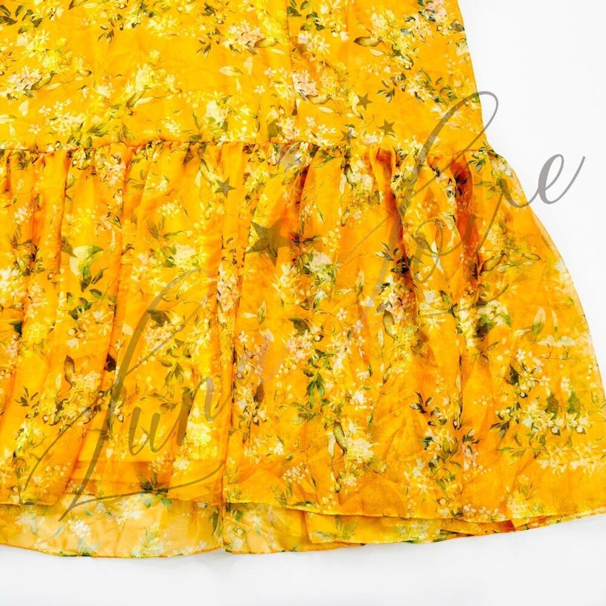 MAC DUGGAL Floral One Shoulder Bow Maxi In Yellow Multi (size 2) $298 NWT |  eBay