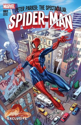 PETER PARKER SPECTACULAR SPIDERMAN 1 J SCOTT CAMPBELL VARIANT A