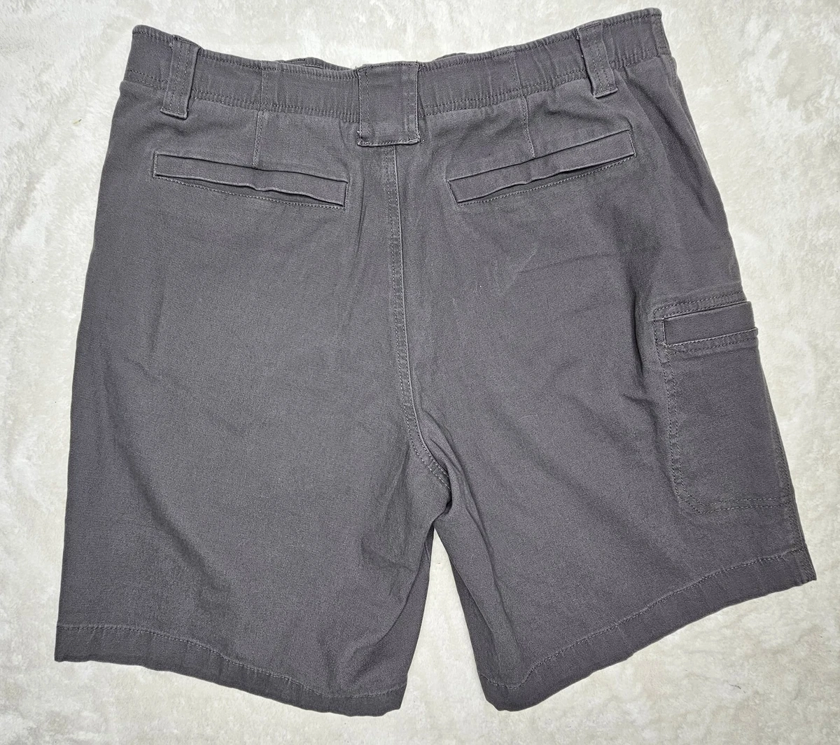 LL Bean Pathfinder Shorts Mens 36w Gray Outdoor Hiking Stretch