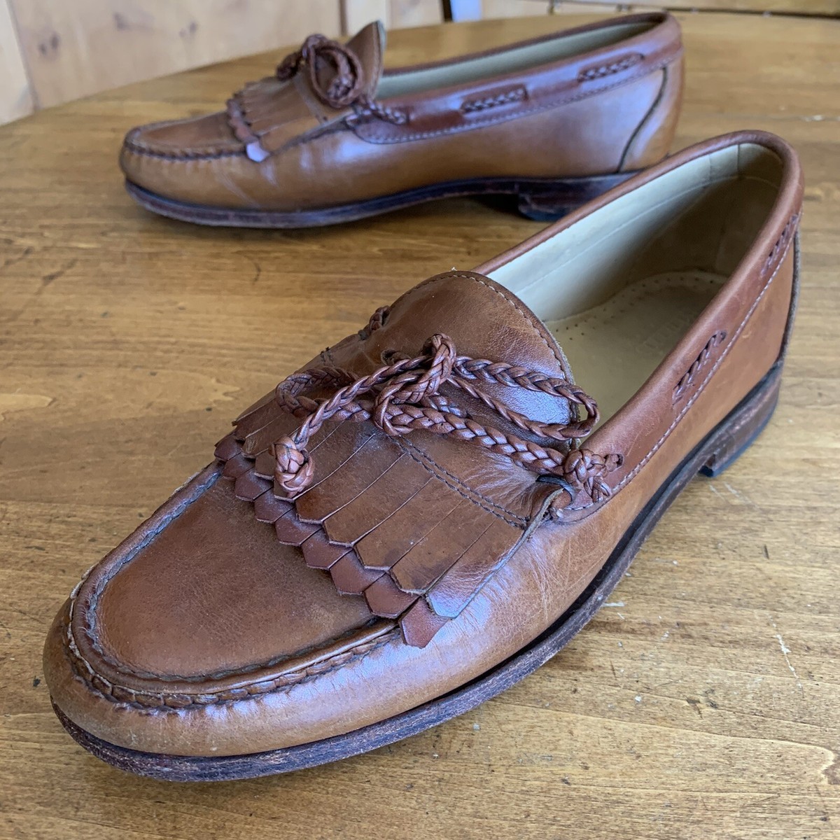Allen Edmonds “Woodstock” loafers.  Size 11 1/2 Allen Edmonds Bridgeton Chili Tassel Loafer W/ Brogue  main image 2