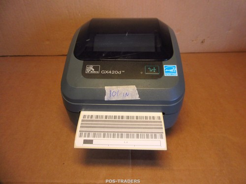 Zebra GX420D Thermal Thermo USB POS 104mm Label Printer Drucker - 101 INCH - Bild 1 von 5