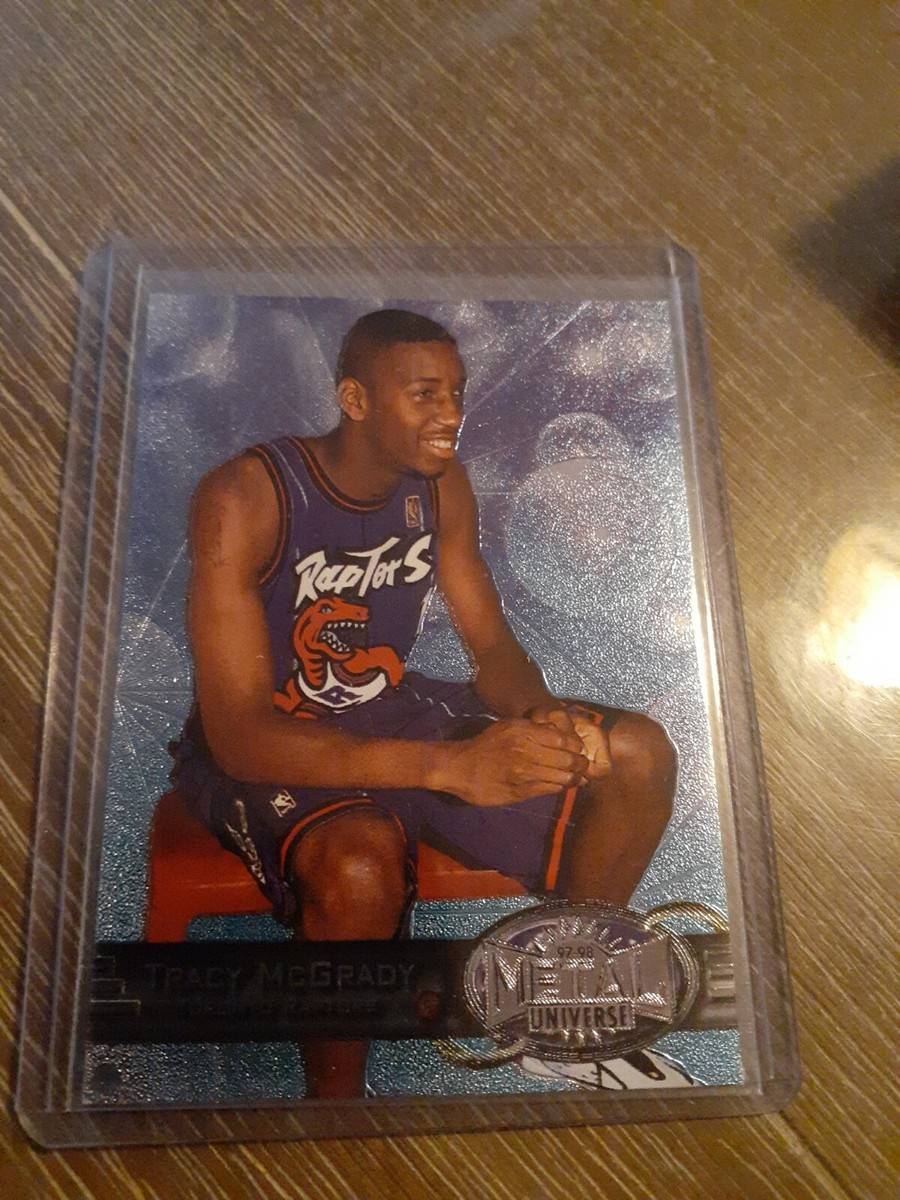 TRACY MCGRADY 1997-98 SKYBOX METAL UNIVERSE FOIL ROOKIE CARD RC 