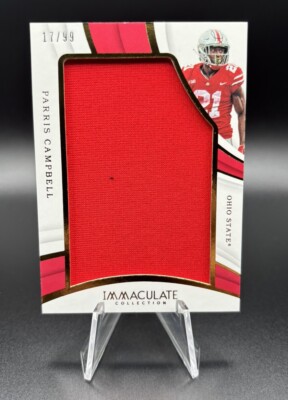PARRIS CAMPBELL 2019 Panini Immaculate Collegiate Jumbo Jersey Relic /99 OSU