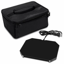 Mini Oven Food Heating Device Portable Heating Lunch Box for Office/Car 2 in 1