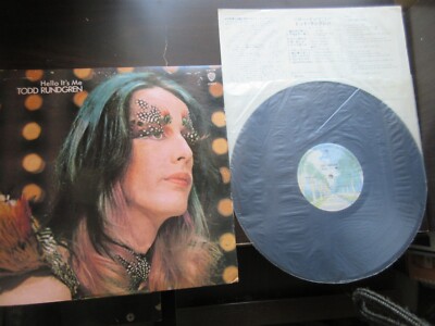 Todd Rundgren Hello It's Me Japan Vinyl LP 1974 Nazz Something Anything P-8410W