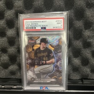 2023 Bowman's Best - Top Prospects Wave Refractor #TP-22 Paul Skenes (RC)