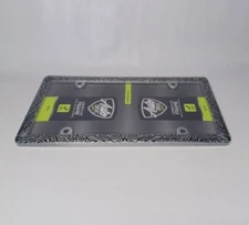 Auto Drive Chrome Black Metal License Plate Frame New