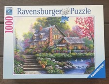 Ravensburger Puzzle Romantic Cottage 1000 pieces 27x20 in. Made in Germany 2019