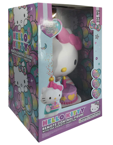 Hello Kitty® Remote Control Figure With Pop Confetti Function New - Picture 2 of 2