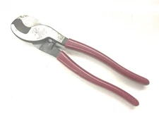 KLEIN TOOLS 9-1/2” HIGH LEVERAGE CABLE CUTTERS, 63050 CUTTING PLIERS