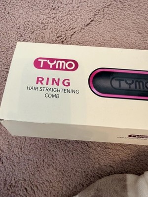 Tymo Haarglättungskamm Ring mit einstellbarer Wärme UVP 50£