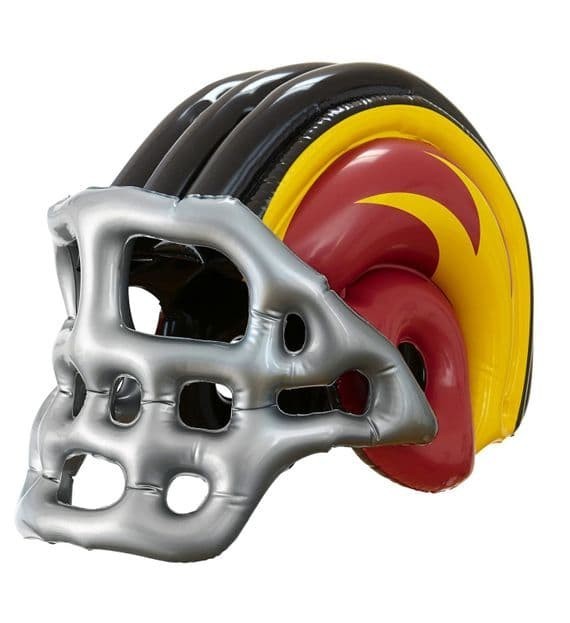 Inflatable Child American Football Helmet Fancy Dress Costume Accessory