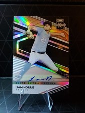 2020 Panini Elite Extra Edition - Liam Norris #90 Signatures (AU, RC)