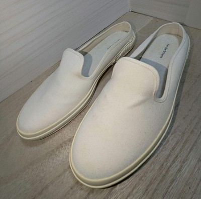 Hender Scheme Parallel Leder Slipper weiß 25,5 cm gebraucht ohne Karton