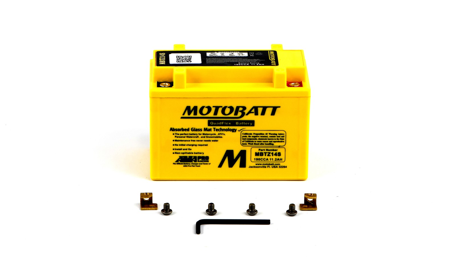Motobatt Battery For Honda VFR 1200 F 2012-2016