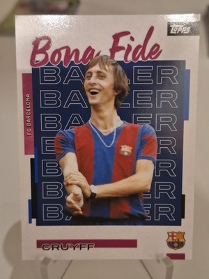 2025-26 Topps Barcelona Team Set Johan Cruyff Bona Fide Baller 