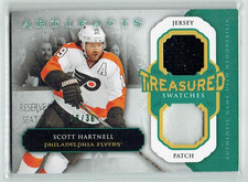 13-14 UD Upper Deck Artifacts Treas Swatches  Scott Hartnell  36/36 Jersey-Patch