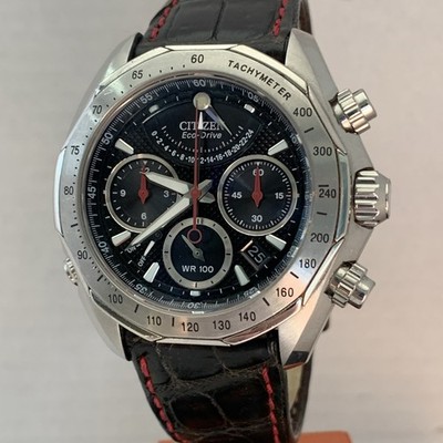Citizen Men's Eco Drive Signature Flyback Sapphire Crystal Strap