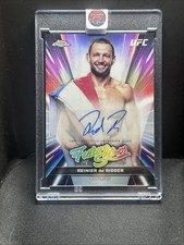 2026 Topps Chrome UFC Reinier de Ridder Future Stars Refractor Autograph SP