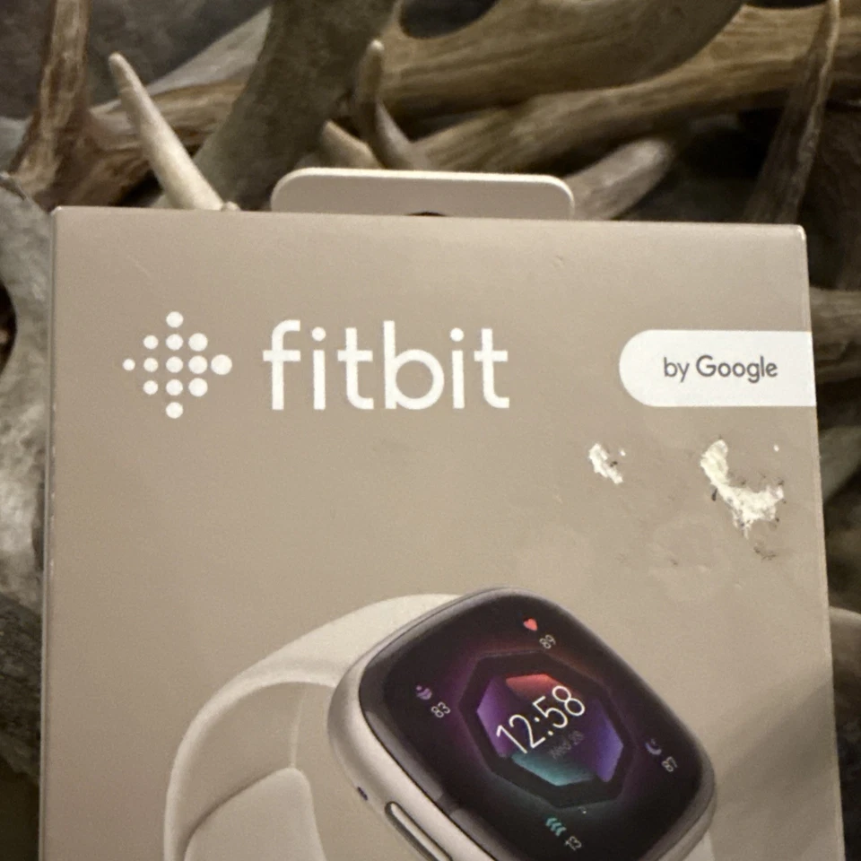 Fitbit Sense 2 - Health + Fitness Smartwatch in Lunar White - New in Sealed Box - Image 3 of 4