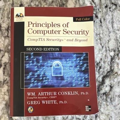McGraw-Hill Principles of Computer Security 2nd Ed CD-ROM Conklin White Williams